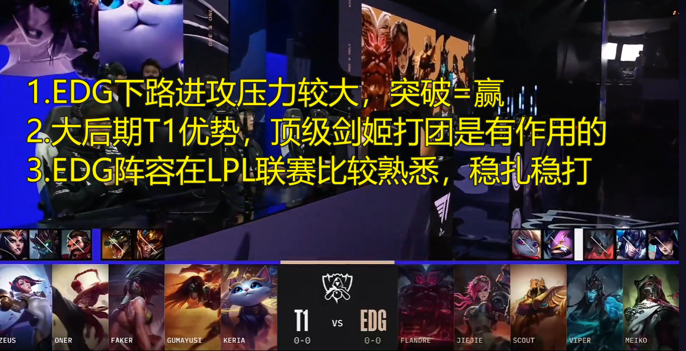 黑白直播体育-EDG翻盘IG，Faker操刀奇招英雄翻盘成都决赛之夜2:1（广州）